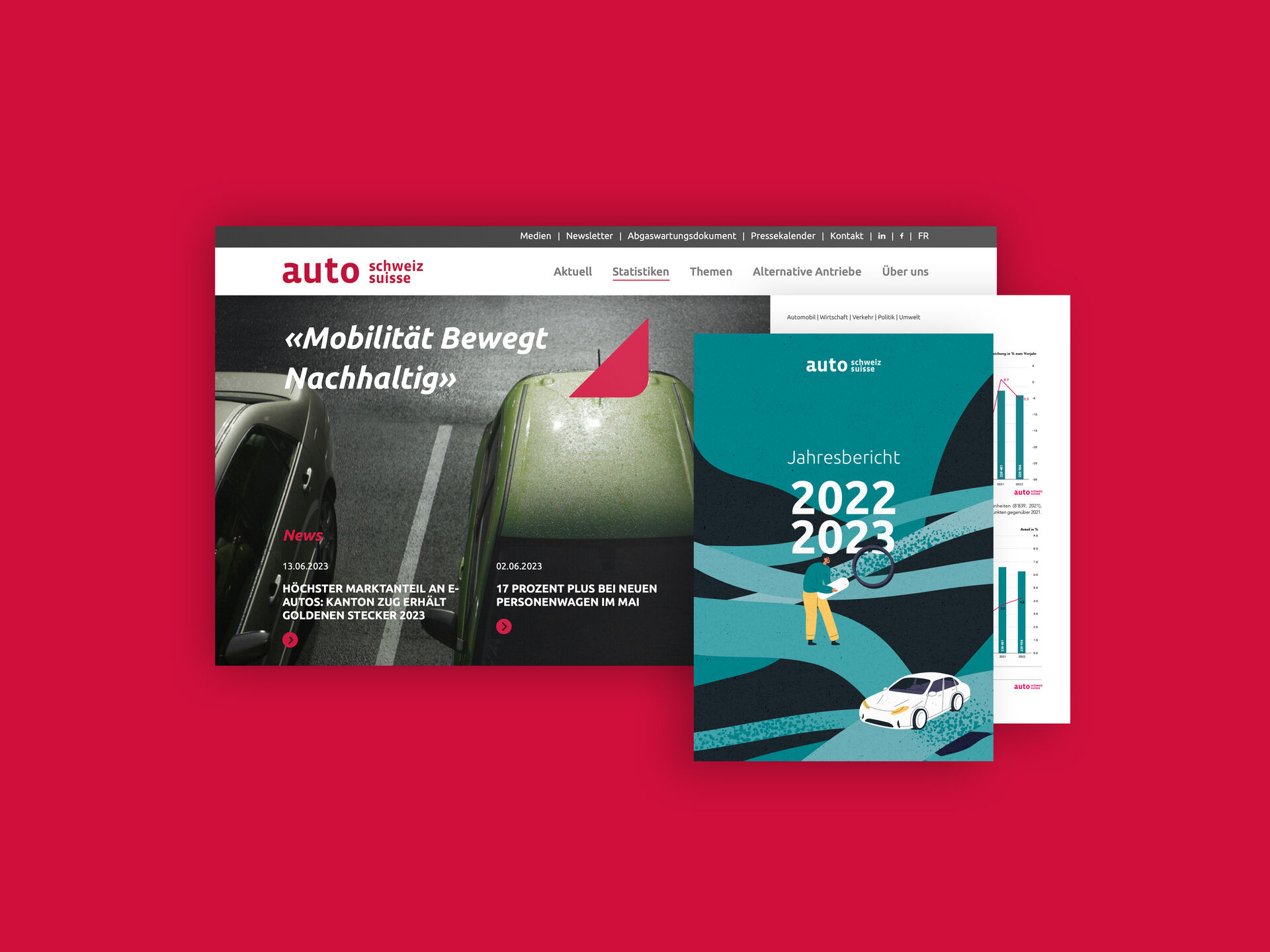 Website & Jahresbericht - auto-schweiz